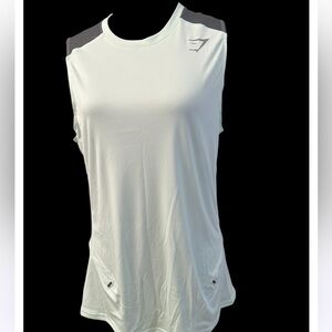 Gymshark mint green activewear Tank. Stock photo color different from original